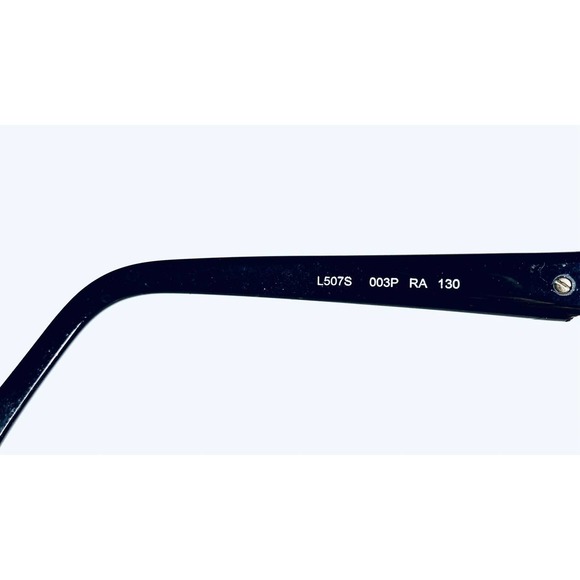 VTG Liz Claiborne Black W Crystals Glasses